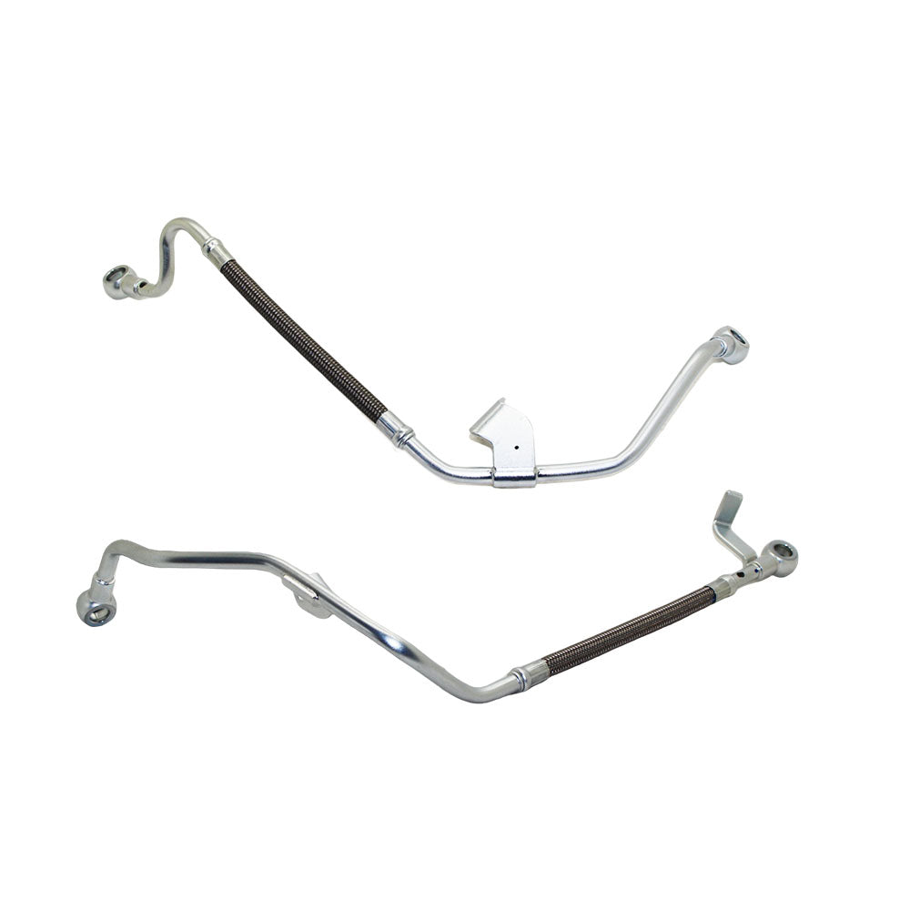 Genuine Twin Turbo Charger RHV4 With Genuine Oil Feed Pipe For Toyota LandCruiser 200 Series 1VD-FTV 4.5L