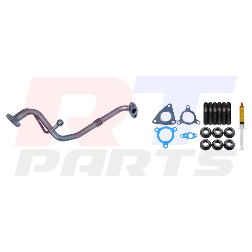 Genuine Turbo Charger GT2052V With Genuine Oil Feed Pipe For Nissan Patrol GU ZD30 3.0L 724639-5006S Fits Early DI 2000-2002