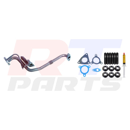 Genuine Turbo Charger GT2052V With Genuine Oil Feed Pipe For Nissan Patrol GU ZD30 3.0L 724639-5006S Fits Late DI 01/2002-12/2006