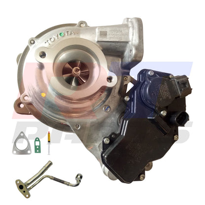 Genuine Toyota Billet Turbo Charger With Genuine Oil Feed Pipe For Toyota Hilux/Prado/Fortuner 1GD-FTV 2.8L 17201-11080