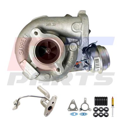 Genuine Garrett Turbo Charger With Genuine Oil Feed Pipe For Nissan Navara D40 YD25 2.5L 3-Bolt