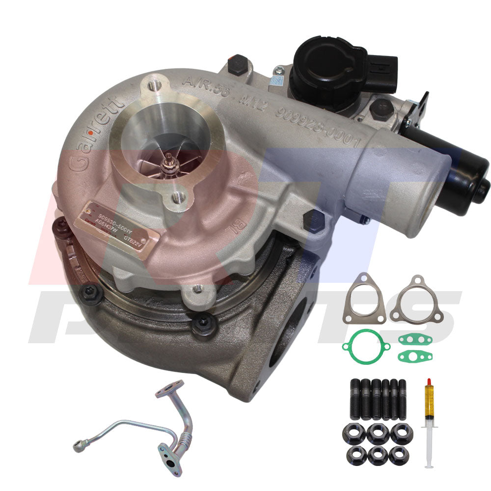 Garrett Direct Fit Upgrade Turbo Charger With Genuine Oil Feed Pipe For Toyota Hilux 1KD-FTV 3.0L