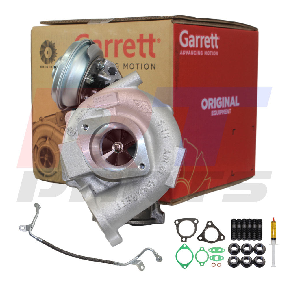 Genuine Garrett Turbo Charger With Genuine Oil Feed Pipe For Toyota LandCruiser 70 Series 1VD-FTV V8 4.5L