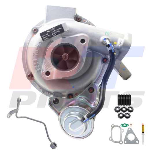 Genuine IHI Turbo Charger VN4 With Genuine Oil Feed Pipe For Nissan Navara D22 YD25 2.5L 14411-VM01A