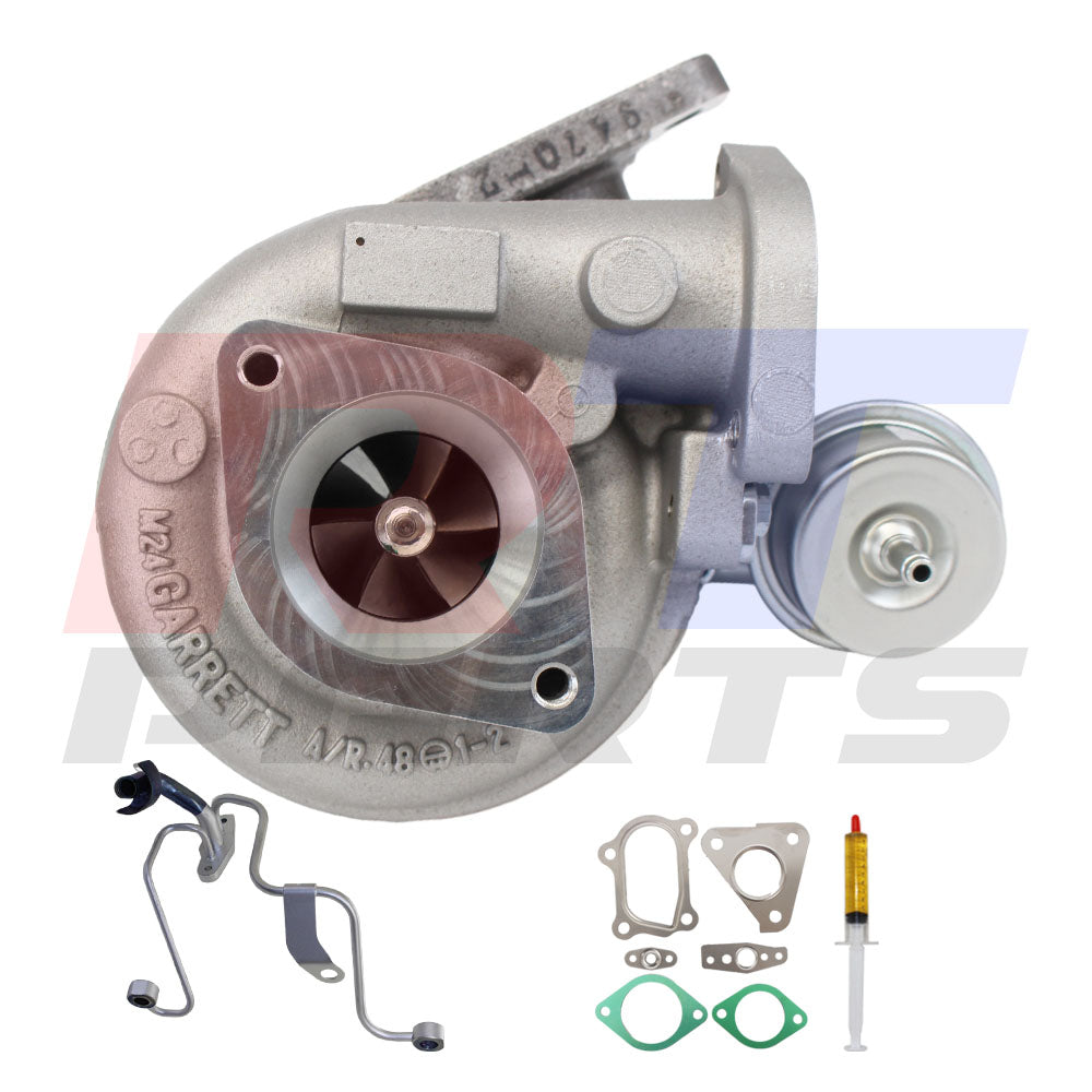 Genuine Garrett Turbo Charger GT1752S With Genuine Oil Feed Pipe For Nissan Patrol GU RD28 14411-VB300