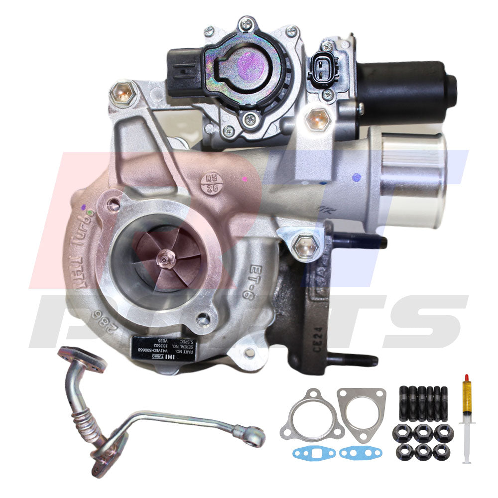 Genuine IHI RHV4 Turbo Charger With Genuine Oil Feed Pipe For Toyota HiAce 1KD-FTV 3.0L 17201-30200