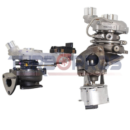 Genuine Twin Turbo Charger With Gaskets & Studs For Jaguar XJ 3.0L