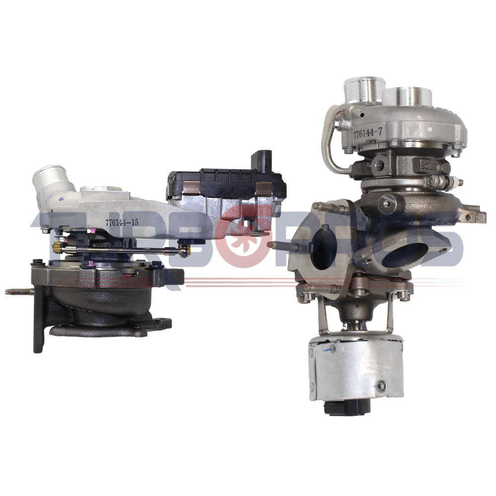 Genuine Twin Turbo Charger With Gaskets & Studs For Jaguar XJ 3.0L