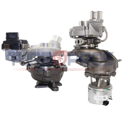Genuine Twin Turbo Charger With Gaskets & Studs For Jaguar XJ 3.0L