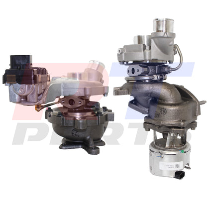 Genuine Twin Turbo Charger With Gaskets & Studs For Jaguar XJ 3.0L