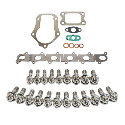 Permaseal Turbo & Exhaust Manifold Installation Titanium Stud & Gasket Kit For Ford Falcon XR6 BA/BF/FG Barra 4.0L