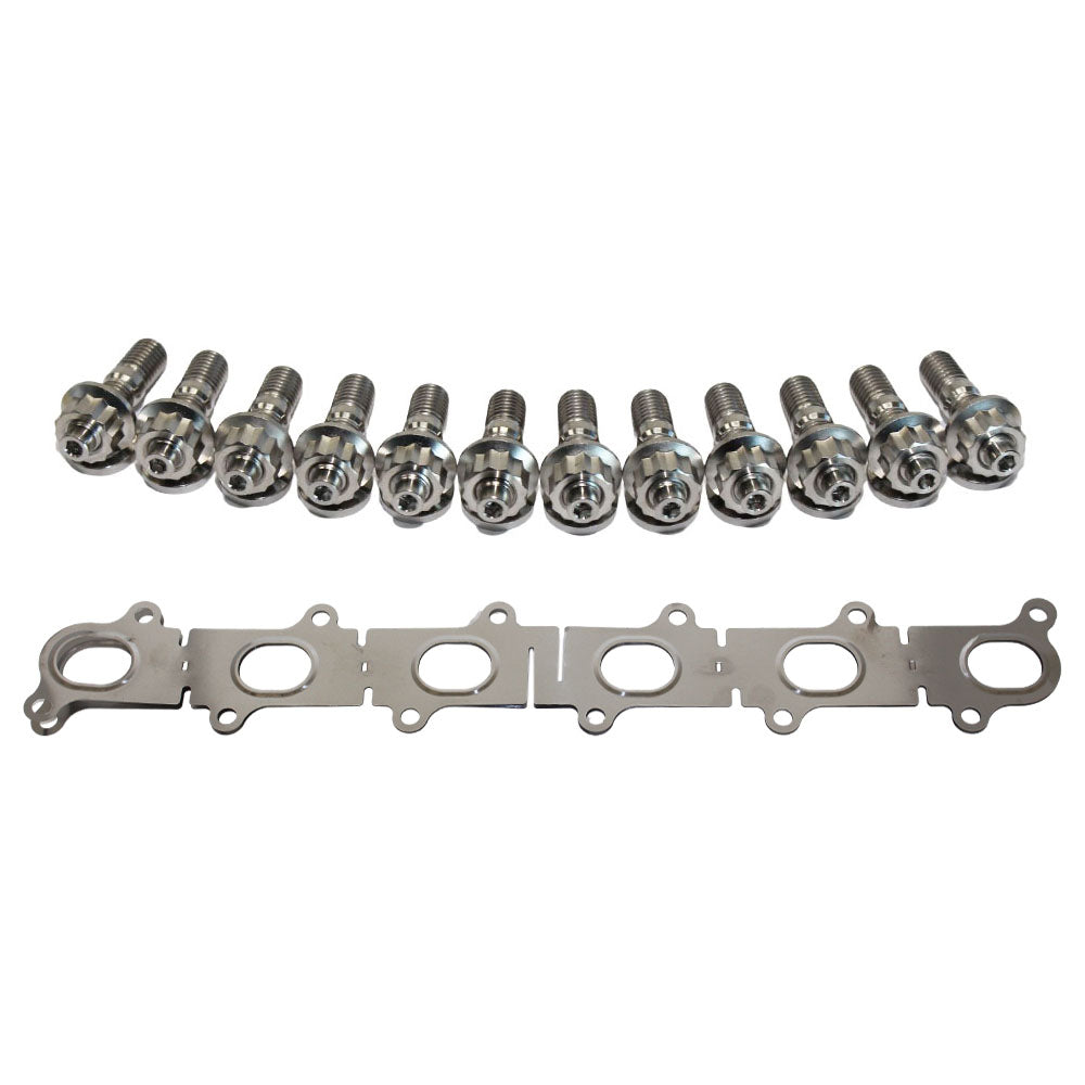 Permaseal Exhaust Manifold Installation Titanium Stud & Gasket Kit For Ford Territory SX SY Barra 4.0L