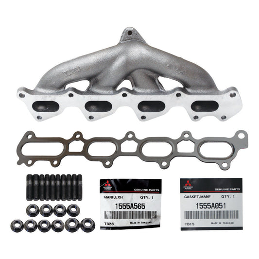 Genuine Exhaust Manifold, Gasket & Stud Kit For Mitsubishi Challenger/Challenger 4D56 2.5L 2WD