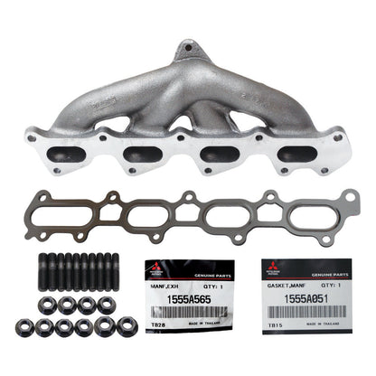 Genuine Exhaust Manifold, Gasket & Stud Kit For Mitsubishi Challenger/Challenger 4D56 2.5L 2WD