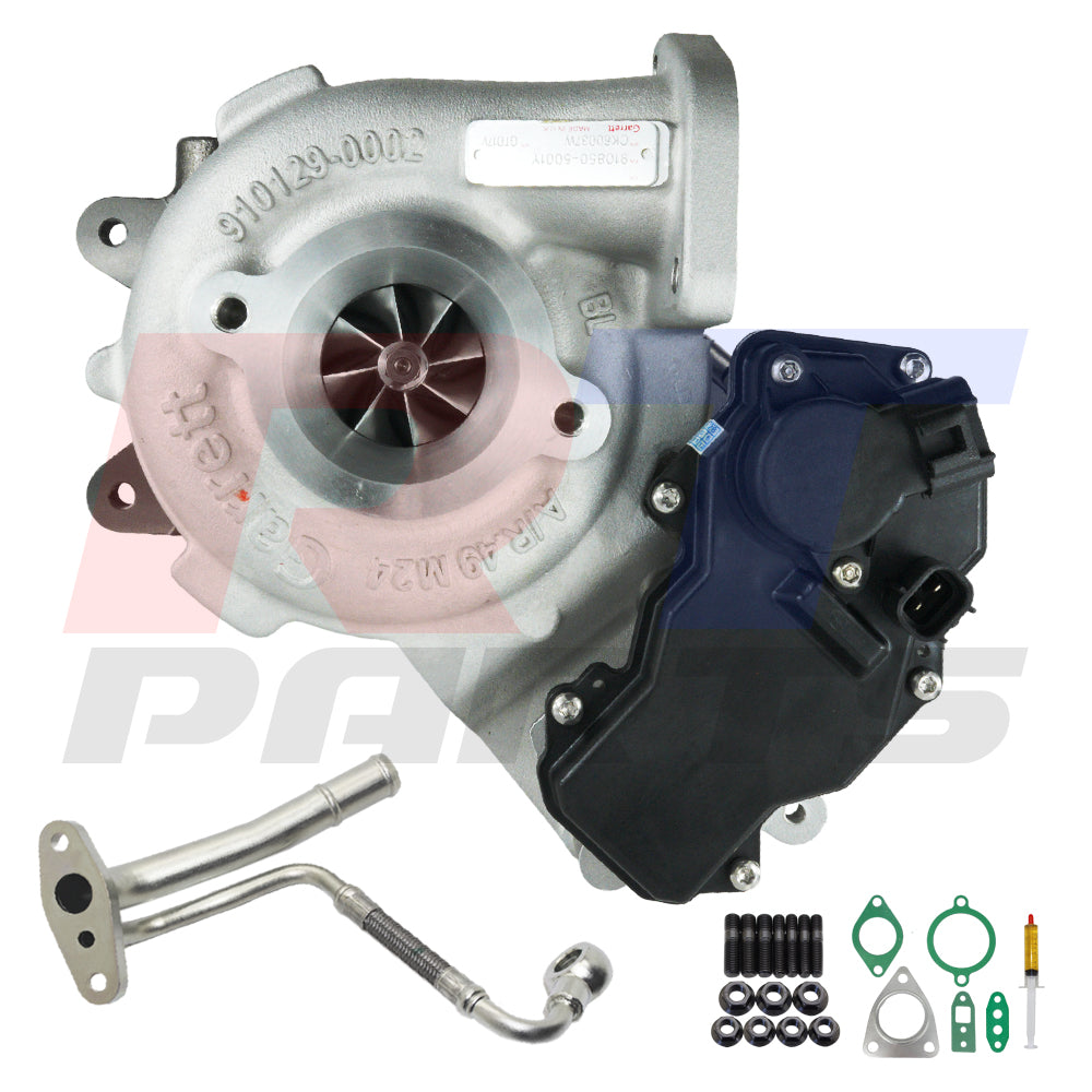 Garrett Direct Fit Upgrade Turbo Charger GTD1752VZK With Genuine Oil Feed Pipe For Toyota Prado 1GD-FTV 2.8L 910850-5001Y