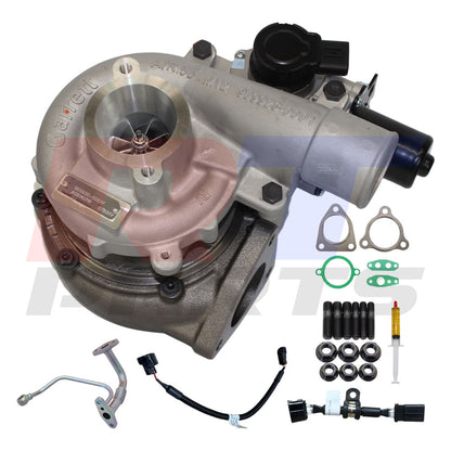 Garrett Direct Fit Upgrade Turbo Charger GTB2256VZK With Genuine Oil Feed Pipe For Toyota HiAce 1KD-FTV 3.0L 909930-5001Y