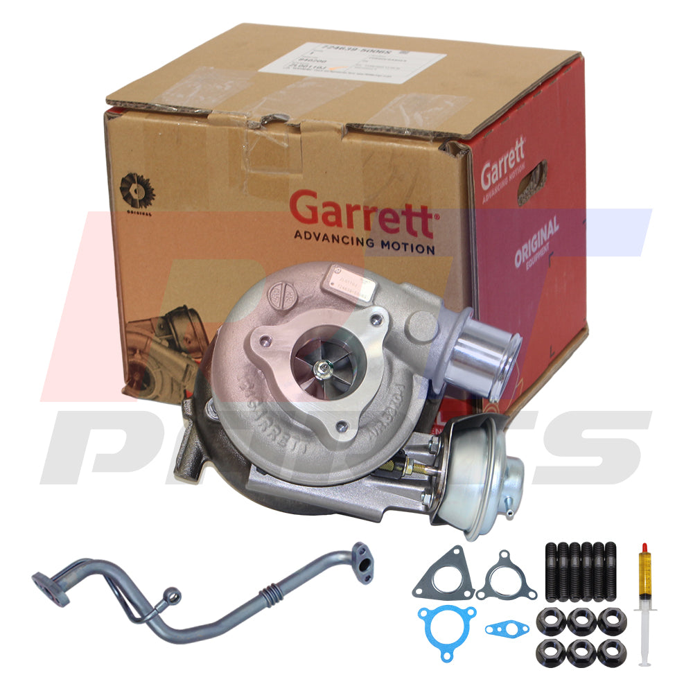 Genuine Turbo Charger GT2052V With Genuine Oil Feed Pipe For Nissan Patrol GU ZD30 3.0L 724639-5006S Fits Early DI 2000-2002