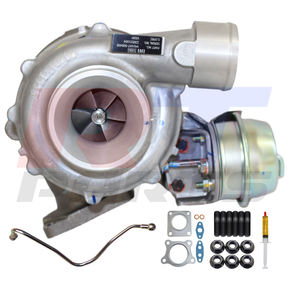 Genuine Turbo Charger RHV4 With Genuine Oil Feed Pipe For Isuzu D-Max 4JJ1 3.0L VIGM