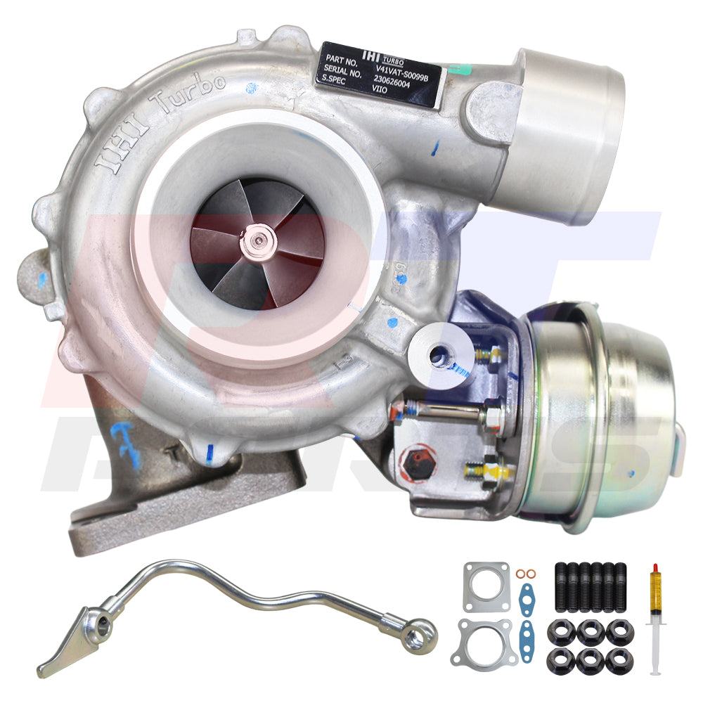Genuine Turbo Charger RHV4-VIIO With Genuine Oil Feed Pipe For Isuzu MU-X 4JJ1-TC 3.0L VIIO